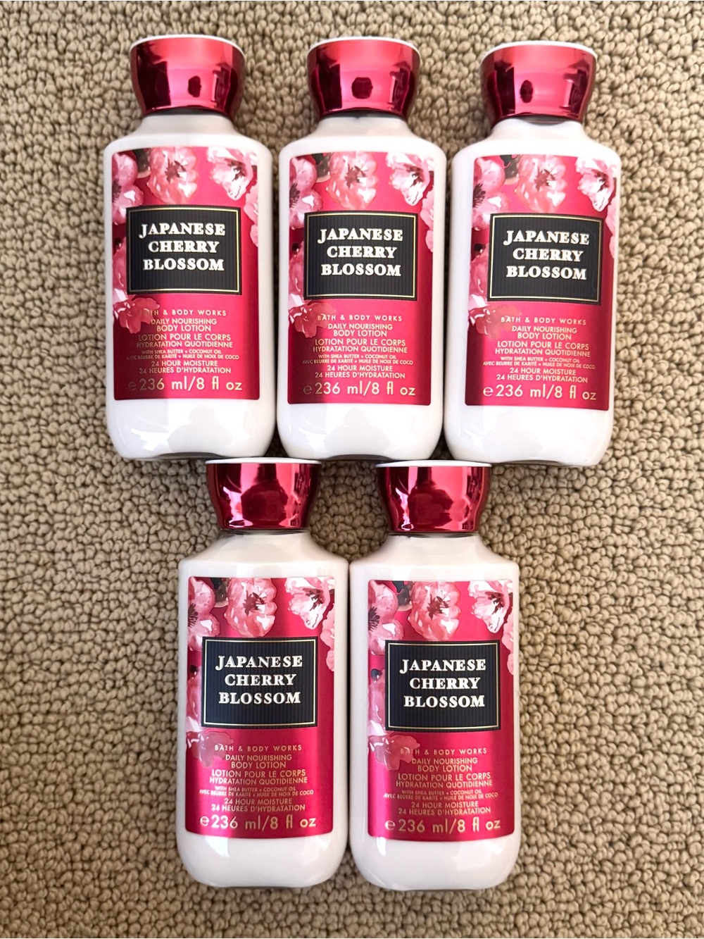 New Bath & Body Works Japanese Cherry Blossom Lotion